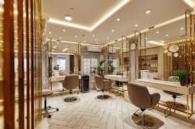 Hair salon interior